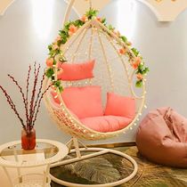 Rocking chair bedroom girl Net red light luxury rocking chair lazy sofa simple modern recliner adult Nordic style