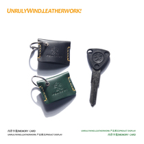 UnrulyWind Django Peugeot Keychain 150 Motorcycle Motorcycle Keychain Handmade Italian Cowhide
