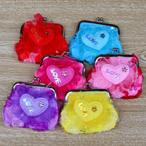 Childrens mini wallet wallet primary school girl bag 12 into the buckle bag child girls hand wallet