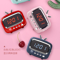 TIMESS alarm clock students use smart bedside clock cartoon childrens special multifunctional alarm creative personality lazy