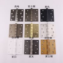 Ethyme thickened widened black door hinge door hinged stainless steel black hinge 4x4x3 pure white hinge