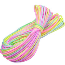 Seven-core 7-color gradient 4mm umbrella rope braided wire diy pendant jewelry customized data cable accessories