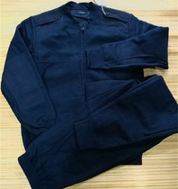 Blue zipper mens suit velvet pants winter pre-cold and cold-proof wool velvet pants can be worn outside