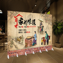 Modern screen partition wall folding folding screen fashion European Restaurant Restaurant home cuisine can be customized removable