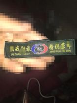 Elite blue army chest label armband custom