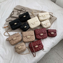 Girls bag fashion Childrens small satchel new parent-child shoulder bag foreign-style Joker Princess crossbody chain bag tide
