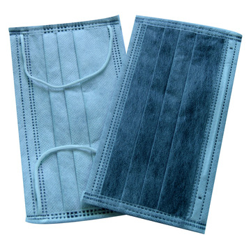 日本进口原装四层一次性活性炭无纺布口罩