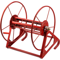 Outdoor sprayer water pipe storage retractor floor winding rack agricultural watering vegetable winding anti-knotting pipe device