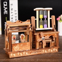 Creative wooden music box rotating dance music box boys and girls meaningful children special birthday holiday gift