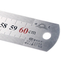 Stainless steel ruler 1 meter steel ruler thickened steel plate ruler 150 300 500 600 1000mm steel ruler