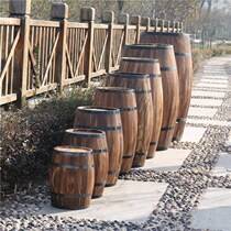 Beer barrel oak barrel wine barrel wooden wine barrel decoration decoration wedding photography props bar