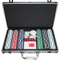 Texas Holdem Poker Aluminum Case Set  Chips Set Chips