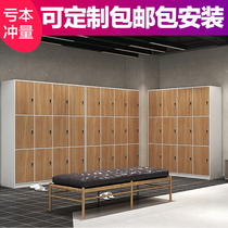 Open the door cabinet Plate storage cabinet Beauty salon Yoga hall Bath room Gym locker Wooden lock locker