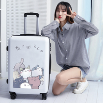 Luggage cartoon female student cute password box male 20 inch ins Net Red New Tide durable universal wheel 24 inch