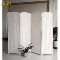 Simple screen curtain occluding living room partition entrance High-end office baffle Light luxury simple mobile with pulley