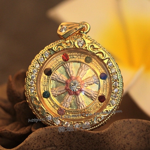 泰国佛牌正品真品八方转运轮招财保平安助运势崇迪佛象神九尾狐仙