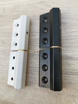  Minimalist aluminum alloy glass swing door hinge White black narrow border bathroom door hinge Removal hinge