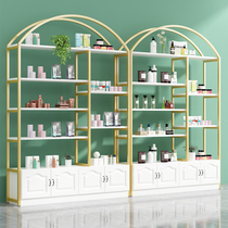 Cosmetic Display Case beauty salon Skin Care Hairdressers Products Exhibition Cabinets Swing Bench stand for mother & baby shop shelves