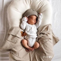 INS wind crib Medium bed Newborn bionic bed Baby portable anti-pressure uterus bed Removable and removable mobile