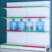 Supermarket shelf display rack Store convenience store commissary snack mother and child double-sided rack Multi-layer rack Single-sided stationery rack