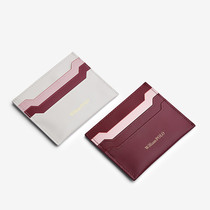 The Premier Paul Carpack a piece of style genuine leather slim female drivers license sleeve mini-card holder document bag delicate and upscale