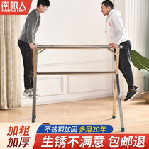 Drying rack Floor hanging rack Folding dormitory indoor bedroom student drying rack Household cool clothes rod shelf