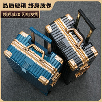 Suitcase Mens large capacity 26 inch travel trolley case Universal wheel durable password suitcase Children net red ins