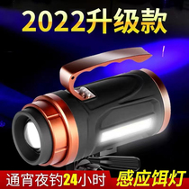 Laser Gun Night Fishing Light Fishing Wild Fishing LIGHT BLUE LIGHT LAMP EQUIPPED SUPER BRIGHT BRIGHT LIGHT PURPLE LIGHT BENCH FISHING HIGH POWER FISHING LAMP
