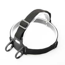 Small straight flashlight headlamp with strong light flashlight headlamp with clip buckle