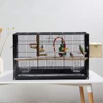 Yuedi parrot cage large luxury metal breeding bird villa tiger skin peony pet cage iron bird cage 421