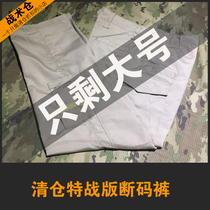 Dealing with foreign trade tail single large tactical pants special war version anti-tear wear pants outdoor real person CS Long