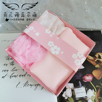 Vaseline gift Bath three-piece pink bath towel shower cap gift box