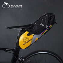 New oversize double layer full waterproof bike tail bag Saddle Bag Mountain Bike saddle Saddle Cushion Ride kit Riding Kit Bag