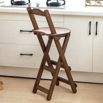 Simple Folding Stool High Stool High Foot Stool Folding Bench Portable Outdoor Small Matzal Bench Home Kitchen Chair