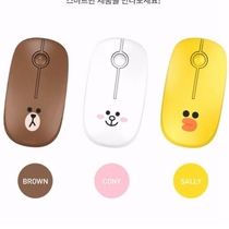 line friends Brown bear wireless mouse Notebook Desktop computer game office cute cartoon keyboard