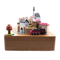 Taiwan jeancard Music Box Eight Sound Autumn Train Birthday Gift Friends Colleagues Creative Shang Graduation Festival