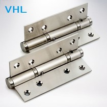 Invisible door hydraulic hinge Automatic door closing hinge Hinge Buffer spring behind closed door Concealed Leaves-free Notched