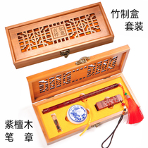 Cow baby fetal brush souvenir DIY fetal hair custom baby teeth Umbilical cord chapter storage collection box set