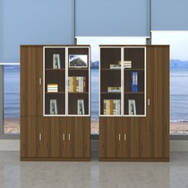 Tangxi Pavilion File Cabinet Wooden High Cabinet Boss Office Bookcase Simple Modern Office Data Cabinet Background Cabinet