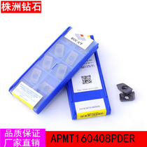 Zhuzhou Diamond APMT1604 CNC Milling Blade apmt160408PDER Stainless Steel Milling Blade 1135
