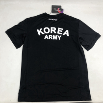 Korean Army custom military version 3D cut 4-way elastic quick-drying perspiration breathable cold short-sleeved T-shirt