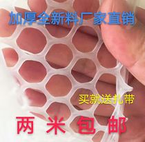 Thickened plastic mesh breeding net chicken and duck net beekeeping silkworm fish shrimp net balcony child protection cat Net