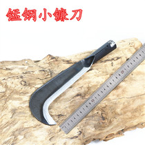 Small machete outdoor small hook chopping wood knife special steel non-grinding agricultural grass sickle chopping tree Scimitar