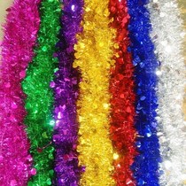 Lahua ribbon dance color strip seven color shop decoration room Joker venue classroom Spring Festival wedding