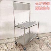 Promotion table cold food food delivery cart cart pastry truck advertising push snack cart stainless steel breakfast table