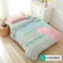 Nanbing double layer thick super soft cloud blanket autumn and winter warm cover blanket soft without hair loss