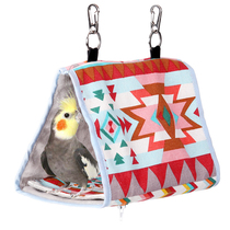 Parrot winter warm triangle nest cotton bird nest tent tiger skin peony Pacific Xuanfeng small golden sun Monk