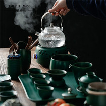 Touch Miss Japanese light luxury tea set set home gift electric pottery stove Tea Tea Tea ceramic tea tray teapot