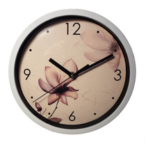 Simple fashion personality pastoral art mute creative wall clock living room bedroom children European fashion big clock