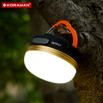Outdoor LED camping tent light USB rechargeable emergency light magnet adsorption hanging light lighting waterproof light Camp Light